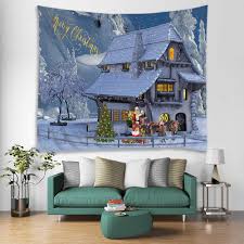 YMXMYJ Gobeläng God Jul 230 x 180 cm Gobeläng Väggfilt Väggdekoration  Väggkonst Vägghängning för Vardagsrum Sovrum Heminredning : Amazon.se: Hem  & kök