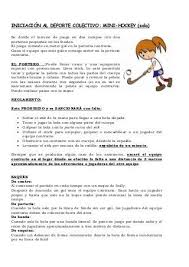 Mini Hockey Reglamento Actividades Educacion Fisica Trabajo Educacion Fisica Juegos Olimpicos Para Ninos