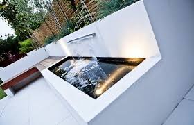 Garden Water Features 75 Ideas For The Design Of Water Oases Water Features In The Garden Contemporary Water Feature Modern Water Feature