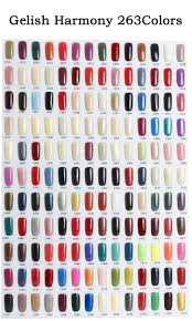 40 perspicuous gelish colors chart