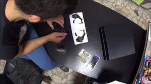 Ps4 Dualshock 4 Siyah Karbon Kol Kaplama Uygulamasi Youtube
