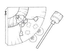 sorciere en cone et son balai activite manuelle enfant mini sorcieres coloriage zentangle singe adulte