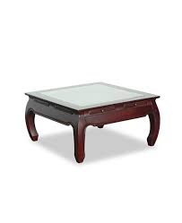 Athena large coffee table brayden studio wayfair north america $ 539.99. Opium Teak Square Coffee Table With Glass Top Shop Furniture Online In Singapore