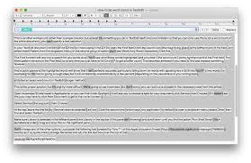 Word counter offers a number of word management tools, one of which is alphabetize. How To Do A Word Count In Textedit On Mac Macworld Uk
