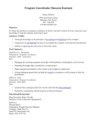 How to become a project coordinator at national geographic? Program Coordinator Resume Free Resume Templates