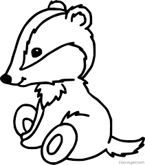 See more of honey badger coloring on facebook. Badger Coloring Pages Coloringall
