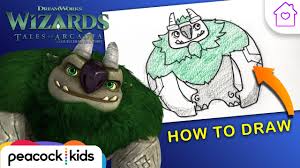 Neither netflix nor dreamworks animation has announced a premiere date for wizards: How To Draw Aaarrrgghh From Wizards Tales Of Arcadia Campdreamworks Draw Along Kidztube