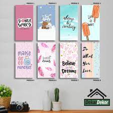 Hiasan dinding kamar seperti ini juga bisa membantu anda dalam menghafal huruf hijaiyah, kan? Hiasan Dinding Kamar Tidur Cewek Dekorasi Ruang Kerja Pajangan Quote Motivasi Gme Shopee Indonesia
