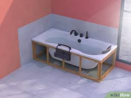 How to build a whirlpool tub concrete. How To Install A Whirlpool Tub With Pictures Wikihow