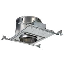 Halo H47 6 In Aluminum Recessed Lighting Housing For New Construction Sloped Ceiling Insulation Contact Air Tite H47icat The Home Depot