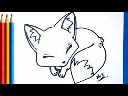Connect the dots and draw a cute fox vector. How To Draw A Fox Step By Step Cute So Easy Tutorial Youtube