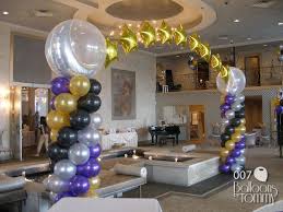 Purple Black And Gold Balloon Arch Balloons By Tommy Photo Gallery Columns