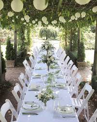 Just Loving This Set Up Under The Wisteria Arbour Can You See This Set Up For Your Next Party O Intimate Wedding Reception Wisteria Arbor Garden Wedding Venue