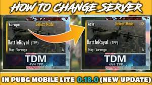How To Change Server In Pubg Mobile Lite How To Change Server In Pubg Lite New 0 18 0 Update Youtube
