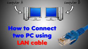 But now i connect two laptops by ethernet cable. How To Connect Two Pc Using Lan Cable Youtube