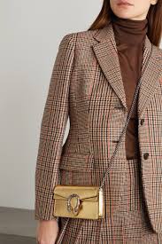 Gold Dionysus Super Mini Metallic Leather Shoulder Bag Gucci Net A Porter