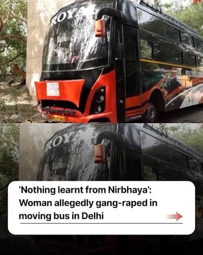 A horrifying incident in Delhi's Nangloi area has sparked nationwide outrage after a 30-year-old woman alleged she was gang-raped inside a moving private bus while returning home from work. According to police,