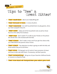 Babysittingkit Tips Pdf Google Drive Babysitting Jobs Babysitting Babysitting Classes