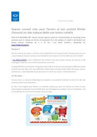 Maybe you would like to learn more about one of these? Heaven Conseil Cree Pour Ferrero Et Son Produit Kinder Chocolat Un