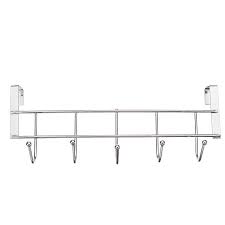 Over the door hooks found in: Over The Door Hook With 5 Hooks For 1 6 Inches Thick Doors Over The Door Hanger For Clothes Towels Bags Extra Strong Ultralight Iron Coat Hooks Silver Walmart Canada
