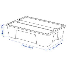 Samla Box Mit Deckel Transparent Ikea Deutschland