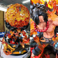Ace anime images, wallpapers, hd wallpapers, android/iphone wallpapers, fanart, cosplay pictures, screenshots portgas d. Portgas D Ace Resin Model Fire Fist Painted Statue One Piece Sculpture Anime Gk Ebay