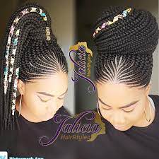 While this could be considered one of the more basic cornrow styles, it's easy to elevate the look to make it more. Straight Up Hairstyles 2020 Straight Up Trending Cornrows Novocom Top