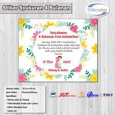 Download now jual cetak stiker tasyakuran 4 bulan kehamilan aqiqah bahan stiker cromo dki jakarta artfeb tokopedia. 5600 Koleksi Contoh Undangan Syukuran 4 Bulanan Format Word Gratis Terbaru Contoh Undangan