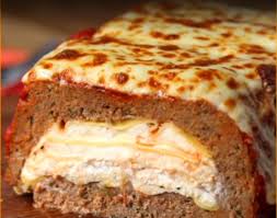 Lasagna Stuffed Meatloaf Meatloaf Food Recipes