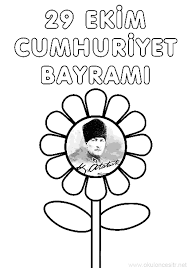 29 Ekim Cumhuriyet Bayrami Etkinlik Kalibi Okuloncesitr Preschool Erken Cocukluk Boyama Sayfalari Okul Oncesi