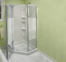 Maax 38 Summit Neo Angle Shower Kit At Menards Corner Shower Stalls Corner Shower Corner Shower Units