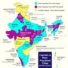 Know all about kerala state via map showing kerala cities, roads, railways, areas and other renaming of several cities took place in the 1990s: India In Pixels Most Populated City Vs Capital Cities Facebook