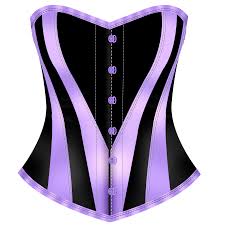 Black And White Striped Corset Pin On Corsets