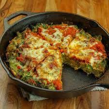 Healthy Deep Dish Pizza Frittata Recipe Frittata Recipes Pizza Frittata Deep Dish Pizza