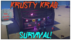 Fortnite chapter 2 creative zombie survival first person pov japanese horror escape map full gameplay no commentary ps4. Krusty Krab Survival On Fortnite Creative Youtube
