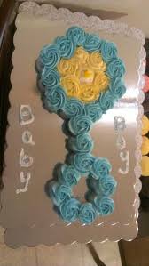 Baby Rattle Mini Cupcake Cake Baby Shower Cupcakes Sprinkle Baby Shower Baby Shower Cakes