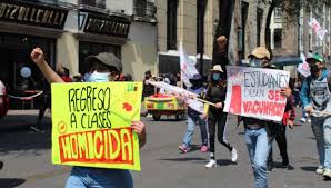 Regreso a clases 2021 ciudad de méxico. Si Al Regreso A Clases Pero Vacunados Estudiantes Se Manifiestan En Cdmx Radio Formula