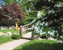 Wedding Ceremony At Shiojiri Japanese Gardens Mishawaka Indiana Http Www Theclassicharpist Com Japanese Garden Mishawaka Garden Bridge