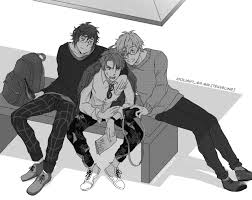 Find more images #mitsuki izumi , #yamato nikaido , #nagi rokuya , #idolish7 , #idolish7 , #idolish7 bl fanwork , #nikaido/mitsuki , #izumi brothers , #yuki/momo , #sougo ousaka and #tamaki yotsuba Tamasous Idolish7 69min Traveling Pythagoras Trio Go On The