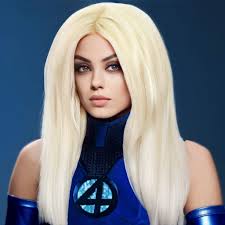 Here is a new improved Midjourney AI Art piece that I modified with Reface,  Faceapp and Photoshop of Mila Kunis as Sue Storm  Invisible Woman for the  Marvel Studios Reboot of