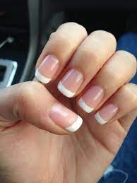 Gel Nails French Tips Natural Look French Tip Gel Nails Gel Nails French Gel French Manicure