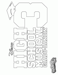 Zac efron as troy bolton in high school musical coloring page. Free Coloring Pages Of High School High School Musical Coloring Coloring Home
