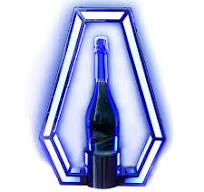 Hexagon LED Bottle Presenter