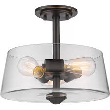 Clayton 3 Light 13 75 Simple Drum Semi Flush Mount In 2020 Semi Flush Mount Lighting Flush Mount Ceiling Lights Flush Ceiling Lights