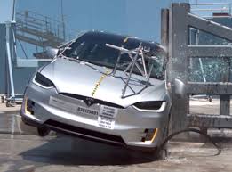 The tesla model s received only an acceptable rating from iihs on its small overlap frontal crash test, a notch below the top rating of good, with slack in the seat belt allowing a crash test dummy's. Nhtsa Tesla Model X Crash Test Videos Highlight Safety First Design