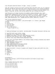 Check spelling or type a new query. Soal Dan Jawaban Tentang Permainan Bola Basket Peranti Guru