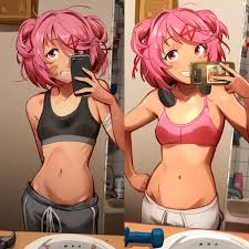 khyleri :: artist :: Ero VN :: Визуальные новеллы :: фэндомы :: Natsuki (Doki  doki Literature club) :: Doki doki Literature club :: Foreign VN -  JoyReactor
