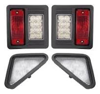 4PCS LED Headlight Tail Light Kit Lamp Assembly For Bobcat ...