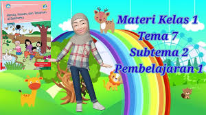 Halo sahabat cerdik kelas 6 sd, tetap semangat belajar ya. Materi Tematik Kelas 1 Sd Tema 7 Subtema 2 Pembelajaran 1 Youtube