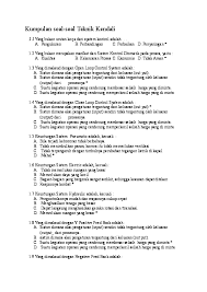 Contoh soal gaya tegangan tali pada bidang datar licin. Doc Kumpulan Soal Soal Teknik Kendali Mohammad Ivan Al Rizky Academia Edu